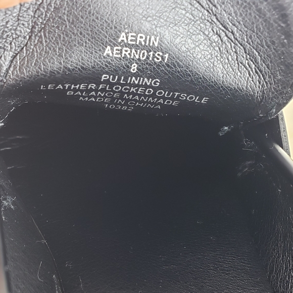 Steve Madden Aerin Platform Penny Loafer Shoes Size 8 Black Preppy Academia - Picture 10 of 12